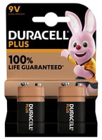 Batterij Duracell Plus 2x9Volt