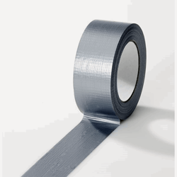 Textiellint, gekleurd, dikte 165 µm lengte 50 m, breedte 38 mm, VE = 24 rollen zilverkleurig