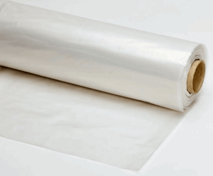 LDPE Bouwfolie Type 200 - 2 mtr. x 50 mtr. Tr. A-Kwal. 5,61 kg per rol. Dikte 60 my artikel afbeelding