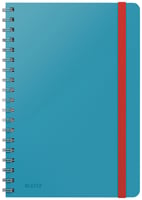 Notitieboek Leitz Cosy B5 lijn spiraal blauw
