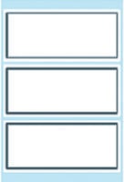 Etiket HERMA 5711 36x80mm schrift grijs kader 18stuks