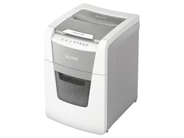 Leitz IQ Auto+ Small Office 100 Automatische Papiervernietiger, P4 Cross-Cut Snippers, 34L, 100 Vellen, Wit