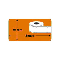 Dymo Compatible Labels 89x36mm 260st/rol Oranje
