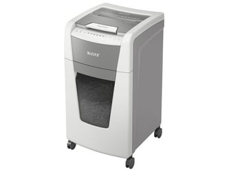 Leitz IQ Auto+ Office 300 Automatische Papiervernietiger, P4 Cross-Cut Snippers, 60L, 300 Vellen, Wit artikel afbeelding