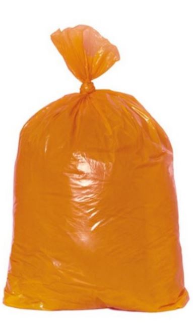Afvalzak oranje