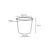 PLA dessert cup 250ml/96mm Ø
