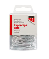 Paperclip Quantore 50mm rond zilver 100 stuks