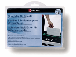Olievel Rexel papiervernietiger/pak 12