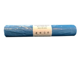 Staples Choice Afvalzak 80 x 110 cm HDPE T25 Blauw (1 rol x 20 stuks)