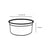 PLA deli container 500ml/12,1cm Ø x 7,3cm hoog