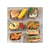FSC® kraft/PLA coated snackbakje 87x52x32mm A6