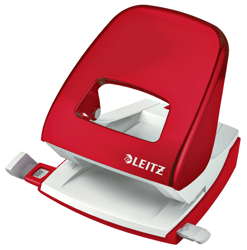 Perforator Leitz WOW 5008 Nexxt metaal 30 vel rood