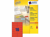 ETIKET AVERY ZWECK 3452 105X37MM 1600ST ROOD artikel afbeelding