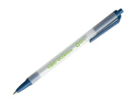 BiC Ecolutions Clic Stic Balpen, Medium Punt, 1 mm, Blauw (pak 50 stuks)