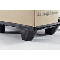 Displaypallet van kunststof l x b = 800x600 mm, statisch draagvermogen 2500 kg VE = 10 st.