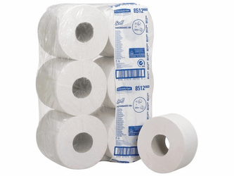 Scott® Toiletpapier Jumbo toilettissue rollen (doos 12 rollen) artikel afbeelding