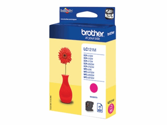INKCARTRIDGE BROTHER LC-121 ROOD artikel afbeelding