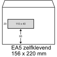 Envelop Raadhuis 156x220 VL P/S/ds500