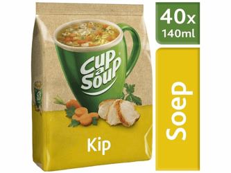 Unox Cup a Soup voor automaten Kippensoep (pak 414 gram) artikel afbeelding