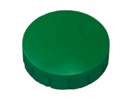 Magneet MAUL Solid 20mm 300gr groen 10 stuks