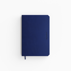 Notitieboek de KEMPEN Silence 110x160mm blanco 160 pagina's 90gr donkerblauw