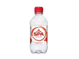 SPA Intense Mineraalwater, Koolzuurhoudend, 0,33 liter, Petfles (pak 24 x 330 milliliter) artikel afbeelding