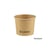 FSC® kraft/PLA sausbeker 2oz/60ml/61mm Ø