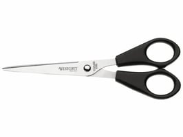 Kantoorschaar Westcott 155mm met kunststof grip rvs