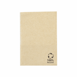 Servet gerecycled/ongebleekt 17x17cm 1-ply mini artikel afbeelding
