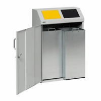 Verzamelstation voor kringloopmateriaal inhoud 2x50 l
