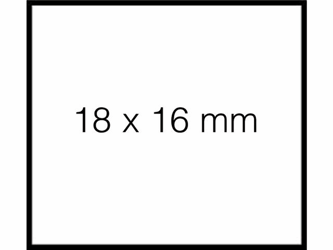 PRIJSETIKET SATO DUO 16 AFNBR TBV PB216 16x18MM  artikel afbeelding