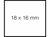 PRIJSETIKET SATO DUO 16 AFNBR TBV PB216 16x18MM  artikel afbeelding
