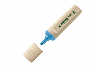 Edding Tekstmarker 24 EcoLine 2 - 5 mm, blauw (doos 10 stuks) artikel afbeelding