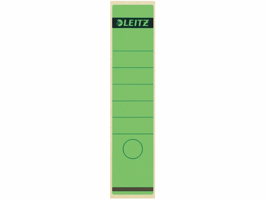Leitz Rugetiketten, lang zelfklevend Rugbreedte 80 mm, 285 x 61 mm, groen (pak 10 stuks)