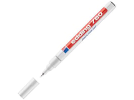 Edding Lakmarker 780 0,8 mm, wit (pak 10 stuks)