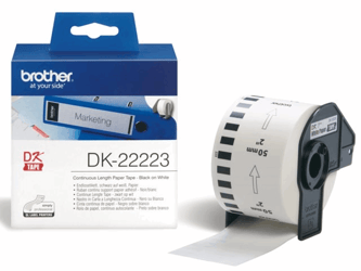 LABEL ETIKET BROTHER DK-22223 50MMX30.48M THERM WT artikel afbeelding