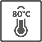 Temperature 80°C