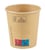 FSC® kraft/PLA koffiebeker 4oz/120ml/62mm Ø SUP