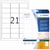 ETIKET HERMA 8017 63.5X38.1MM TRANSPARANT A4 525ST artikel afbeelding