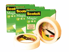 Plakband Scotch Magic 810 12mmx33m onzichtbaar mat