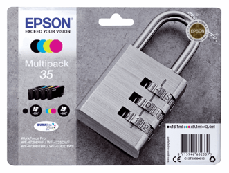 Inkcartridge Epson 35 T3586 zwart + 3 kleuren artikel afbeelding