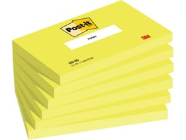 Notitieblok 76x127mm neongroen/pk6
