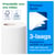 Tork Premium T4 standaard rol toiletpapier, 3-laags, 250 vel, reliëf, wit (pak 8 rollen)