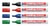 Viltstift edding 3300 schuin 1-5mm assorti blister à 4 stuks