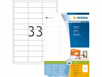 ETIKET HERMA 4613 66X25.4MM PREMIUM A4 6600ST artikel afbeelding