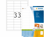 ETIKET HERMA 4613 66X25.4MM PREMIUM A4 6600ST artikel afbeelding