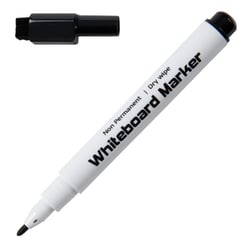 Whiteboardmarker 2mm m/wisdop zw/pk5