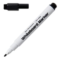 Whiteboardmarker 2mm m/wisdop zw/pk5