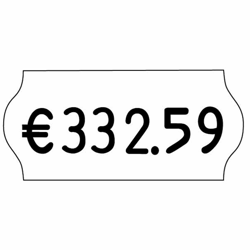 Reserve-inktrol voor prijstangen voor het drukken van één regel en data VE = 5 stuks