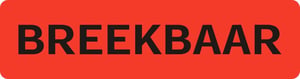 Waarschuwingssticker Breekbaar/rl500